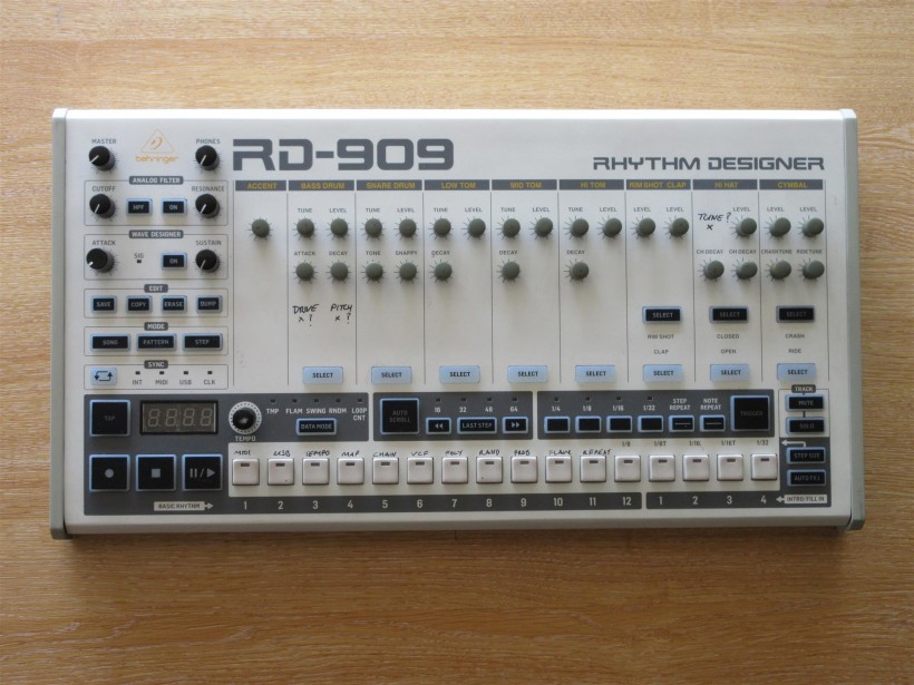 Behringer RD-909 詳細(xì)功能出爐，價格在 400 - 500 美元