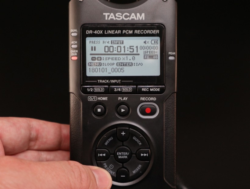 TASCAM X 戰(zhàn)警祭：DR-05X、DR-07X、DR-40X 系列便攜式錄音機測評