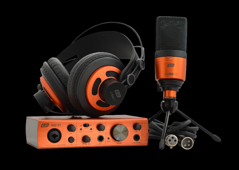 ESI 發(fā)布音頻接口、話筒、耳機(jī)、支架、線纜套裝 U22 XT cosMik Set