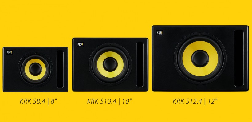 KRK 發(fā)布新一代低音音箱系列 S8.4、S10.4 和 S12.4